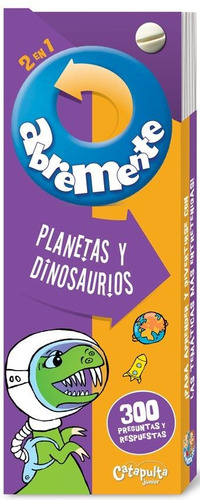 Abremente 2 En 1 - Planetas Y Dinosaurios - Catapulta Libro