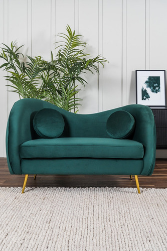 Love Seat Robert Verde Këssa Muebles
