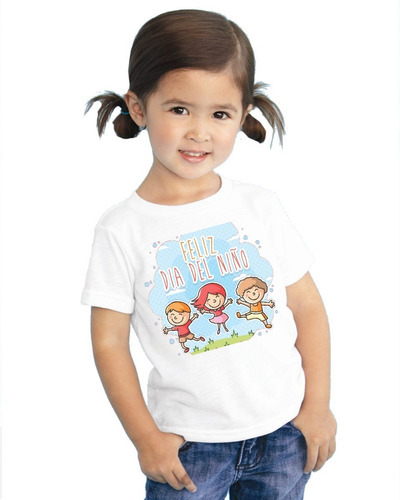 Playera Día Del Niño Y Niña Diseño 10 Día Festivo Beloma