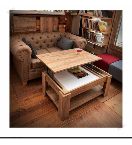 Imagen 2 de 4 de Mesa Ratona Elevable Nórdica