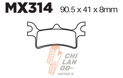 Balatas Tra. Polaris Atv 500 Pro Pps (4x4) 2