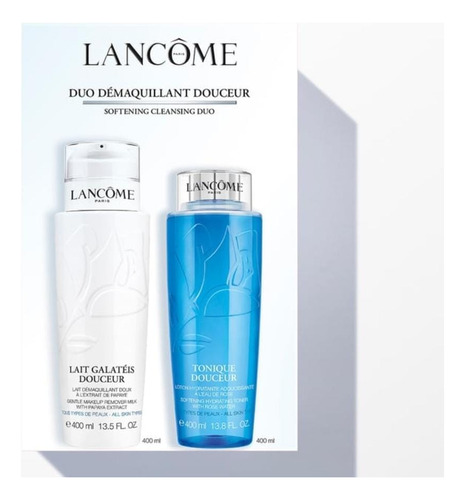 Kit Lancome Duo Demaquillant Douceur Leche Limpieza + Tónico