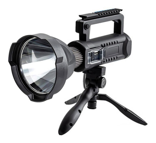 Reflector Busca Huella Led 2700 Lm Tripode Recargable Usb