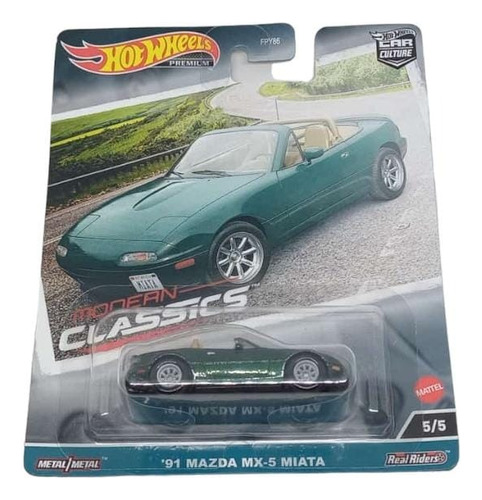 Mazda Mx-5 Miata 1991 Hot Wheels Modern Classics Premium 