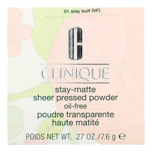 Polvos Clinique Stay-matte Sheer Pressed Powder Sin Aceite