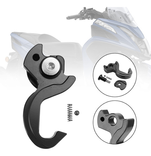 S Gancho De Casco Negro Para Yamaha Tricity 125 14-21 155 23