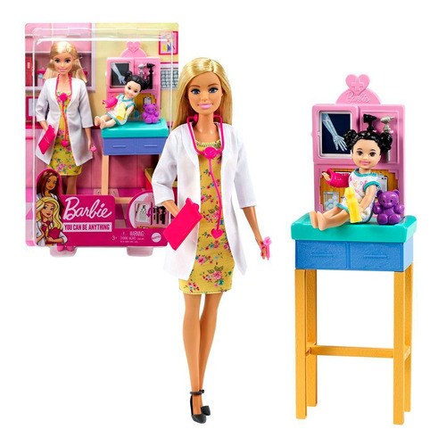 Barbie Profesiones Con Accesorios - Pediatra