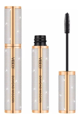 Vibely Maquillaje Diamond Mascara 4d Color Negro