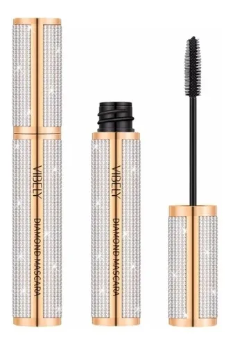 Vibely Maquillaje Diamond Mascara 4d Color Negro | MercadoLibre