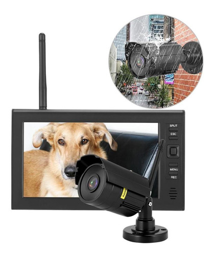 Cámara De Seguridad Wifi Hd Sistema Cctv 7 Lcd Monitor 4ch I