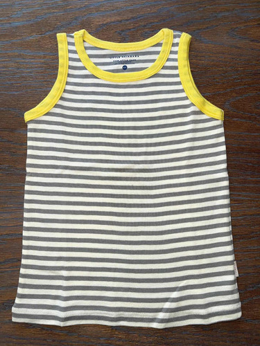 Musculosa En Algodon Rayas Unisex Talle 4 Little Akiabara