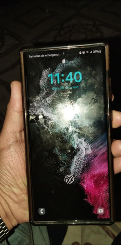 Samsung Galaxy S22 Ultra 5g 256 Gb 12 Gb Ram Borgoña Burgundy Desbloqueado + Funda Casetify (Usado)