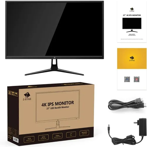 Z-edge U27p4k Monitor Pc Uhd 60hz Freesync Hdr10 Ips 27 In