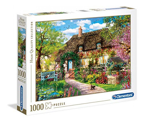 Clementoni 39520 The Old Cottage Garden - Puzzle De 1000 Pie