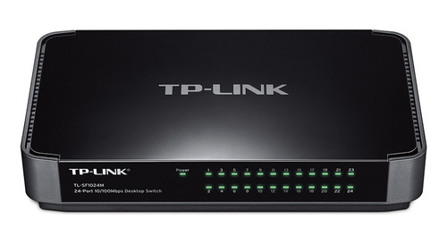Switch De Escritorio Tp-link 24 Puertos 10/100 Tl-sf1024m
