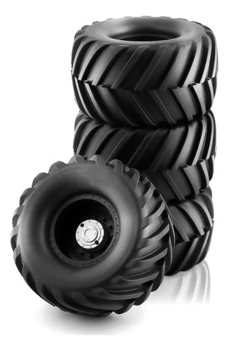 Neumáticos De Camión Monstruo Rc 1/8 Y Ruedas De 17mm Hex