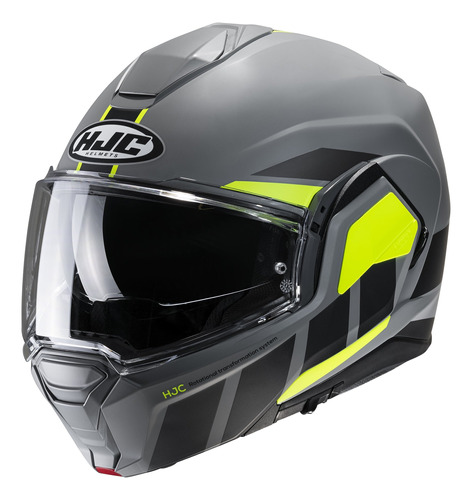 Casco Rebatible Hjc Helmets I100 180º Graficas Moto Delta