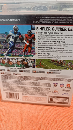 Madden Nfl 11 Para Ps3 Físico Original (Usado)