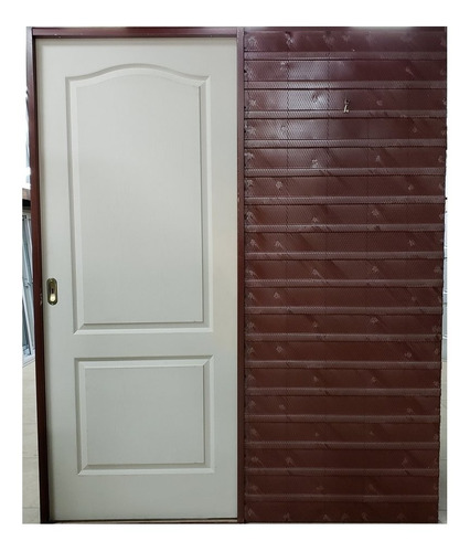 Puerta  Crafmaster Masonite Moldurada Corrediza 70x200