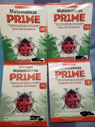 Libros Matemáticas Prime 1