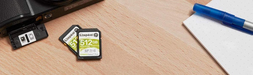 Memoria Flash Kingston Canvas Select Plu 512gb Sdxc Clase 10