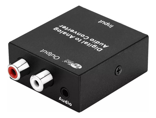 Conversor Audio Optico Coaxial A Rca Plug 3.5mm Trautech