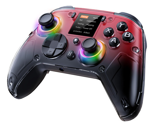 Wireless Gaming Controller Gusgu G7 W/ Interactive Screen