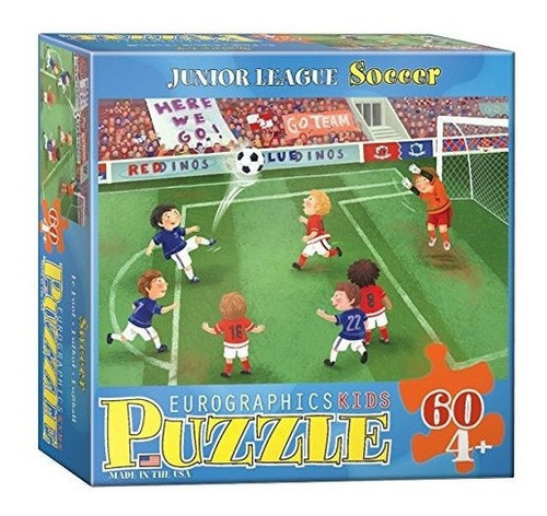 Eurographics Soccer Junior League 60 Piezas Puzzle (caja Peq