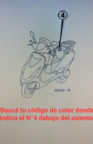 Imagen 3 de 4 de Baguetas Zocalo Originales Honda Elite 125 Mod 06-12