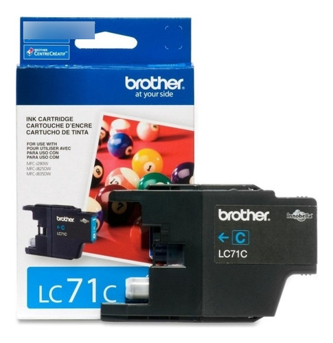 Cartucho De Tinta Brother Lc-71c Cian