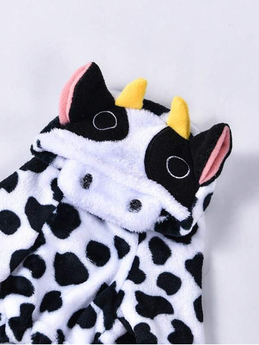 Disfraz Pijama Vaca Para Mascotas Perro / Gato