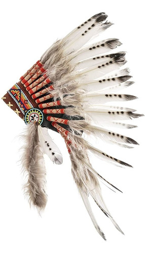 Penacho Apache Indigena Indio Adultos Damas Envio Gratis T