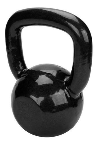 Kettlebell Emborrachado Treinamento Funcional - 4 Kg Cor Preto