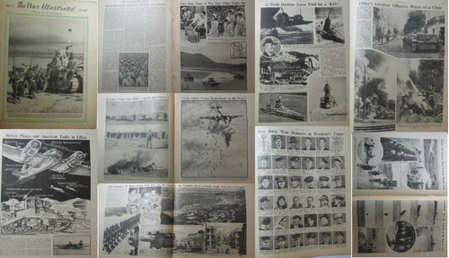 Ww2 10 Ene 1942 La Guerra Ilustrada Magazin Ingles Original