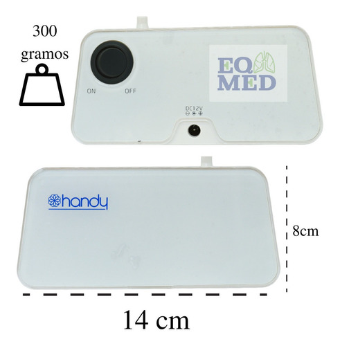 Nebulizador de compresor Handy 403D blanco 100V/240V