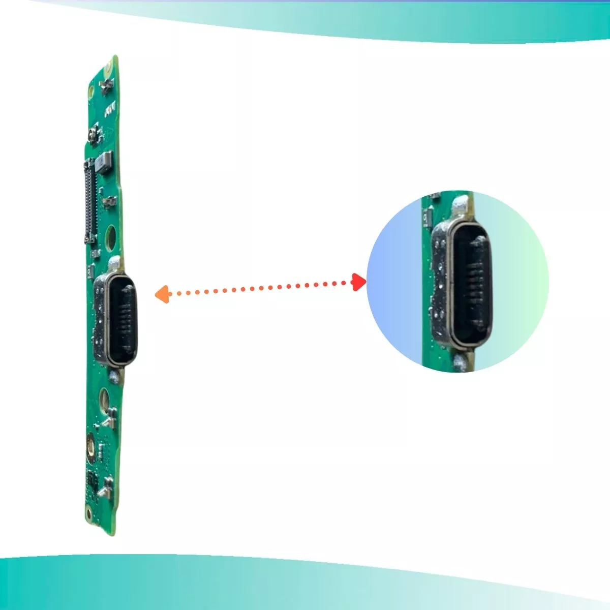 Segunda imagem para pesquisa de conector moto g7 power