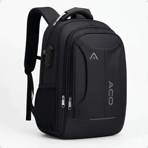 Mochila Notebook Masculina Reforçada Impermeável Executiva Viagem Anti Furto Grande 35L Forpak