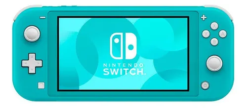 Console Nintendo Switch Lite 32gb Azul Turquesa Standard Tela 5,5