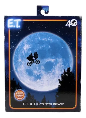 Figura Neca E.t. El Extraterre Elliott Y E.t. En Bicicleta 40
