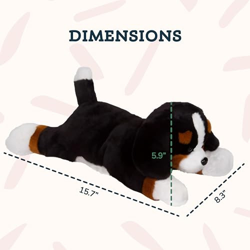 Peluche De Mamá Perro Con 4 Cachorros Abrazables