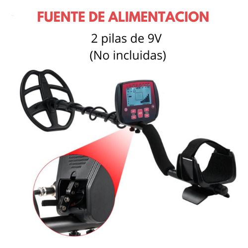 Detector De Metales Multifrecuencia 1m Profesional.