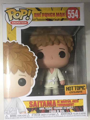 Funko Pop Saitama At Martial Arts Tourtment #554 Hot Topic