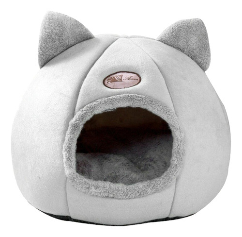 Cama De Cueva Para Gatos Y Perros Pequeños De L 36cm Gris