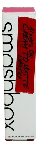 Labial Smashbox Always On Cream To Matte Diferentes Tonos Color Not Today