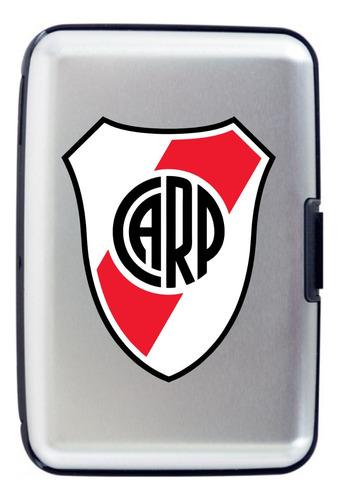 Billetera Aluminio River Plate Tarjetero Porta Documento