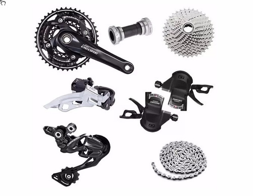 Grupo Shimano Deore 3x10 30v M610 Integrado S/ Freio E Cubos