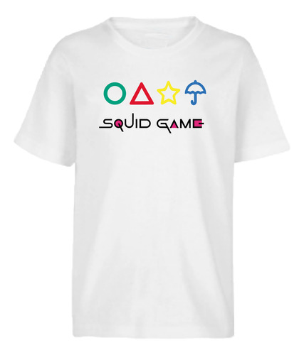 Playera De Niños - Niñas El Juego Del Calamar 02