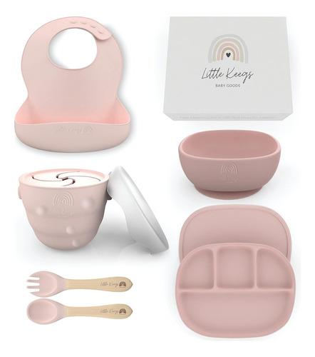 Set De Alimentación Para Bebés Little Keegs, Set De Regalo I