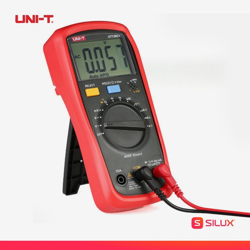 Tester Multimetro Capacimetro Digital 40mf Uni-t Ut136c+