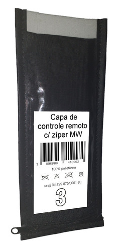 Capa De Controle Remoto Com Zíper-kit Com 240 Peças